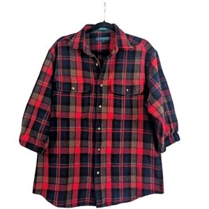 Trucker style shirt wool